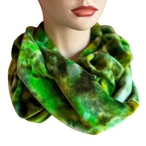 Brand New Handmade Organic Bamboo Tie Dye Infinity Scarf